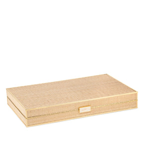 AERIN Cane Backgammon Set