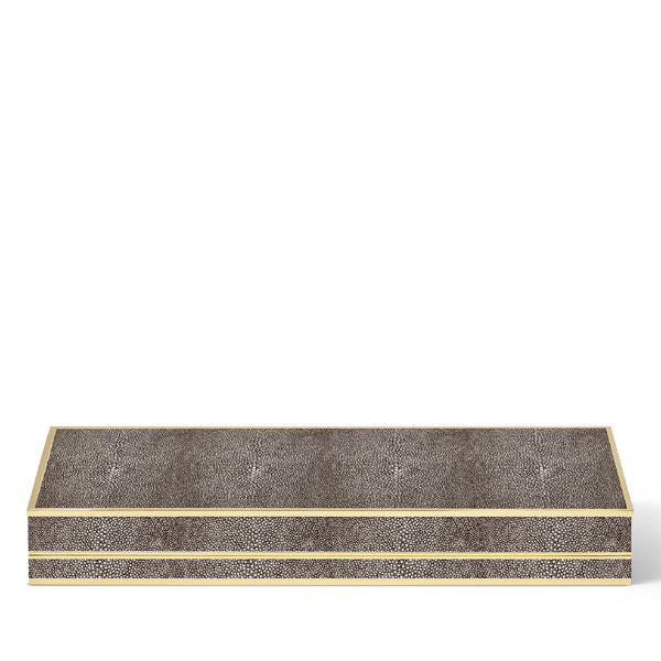 AERIN Shagreen Poker Set