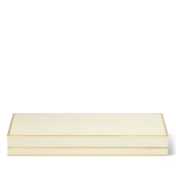 AERIN Shagreen Poker Set