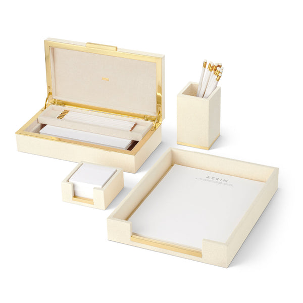 AERIN Shagreen Paper Tray