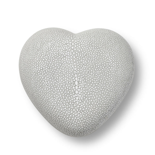 AERIN Shagreen Heart Box