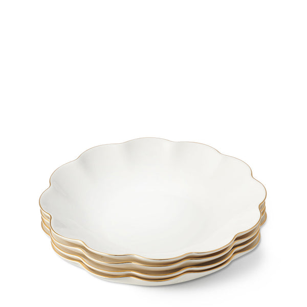 AERIN Scalloped Appetizer Plates Set of 4