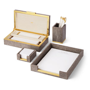 AERIN Shagreen Memo Paper Holder
