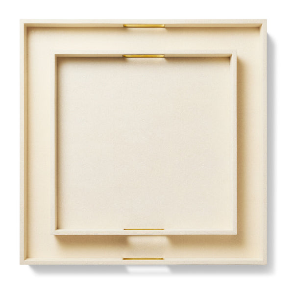 AERIN Renata Shagreen Square Tray