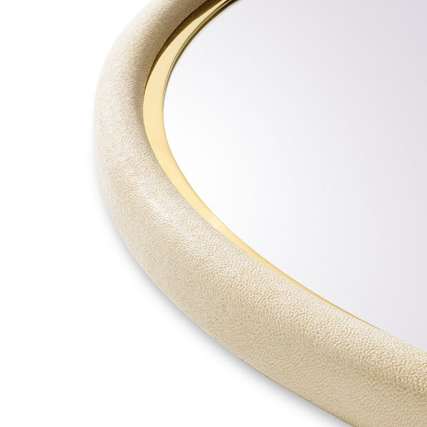 AERIN Shagreen Wall Mirror