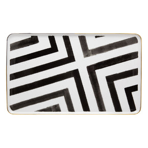 VISTA ALEGRE Sol Y Sombra Rectangular Platter