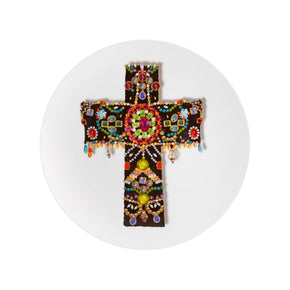 VISTA ALEGRE Love Who You Want Dessert Plate Lacroix Black