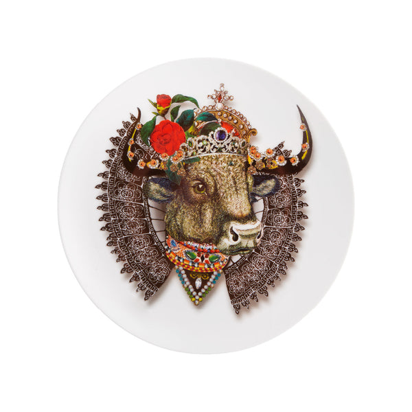 VISTA ALEGRE Love Who You Want Dessert Plate Monseigneur Bull