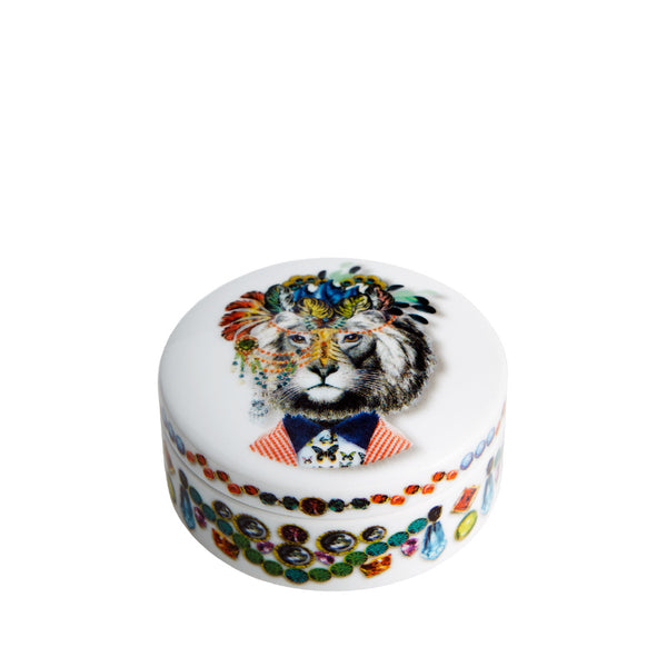 VISTA ALEGRE Love Who You Want Small Round Box Jungle King