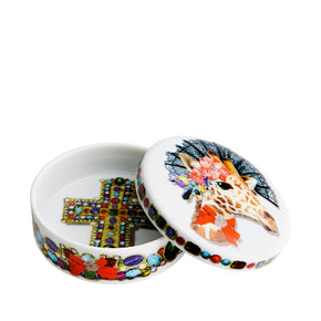 VISTA ALEGRE Love Who You Want Small Round Box Dona Jirafa