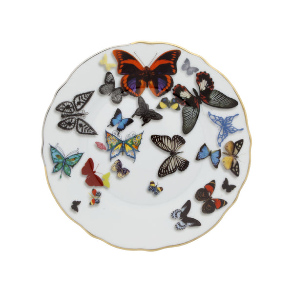 VISTA ALEGRE Butterfly Parade Bread and Butter Plate Set of 4