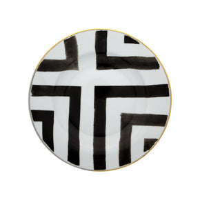 VISTA ALEGRE Sol Y Sombra Soup Plate Set of 4