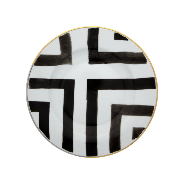 VISTA ALEGRE Sol Y Sombra Soup Plate Set of 4