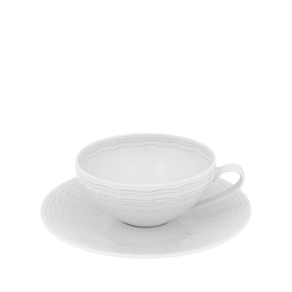 VISTA ALEGRE Mar Tea Cup and Saucer Set of 4