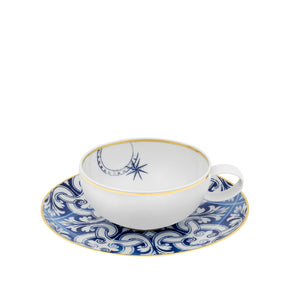 VISTA ALEGRE Transatlantica Tea Cup and Saucer Set of 4