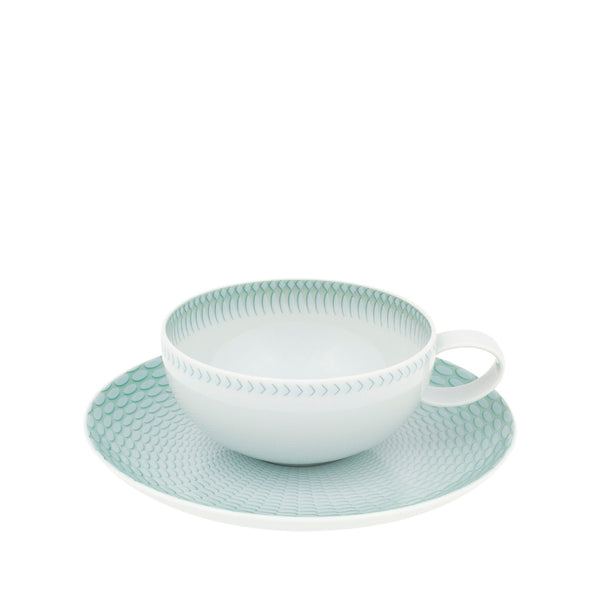 VISTA ALEGRE Venezia Tea Cup and Saucer Set of 4