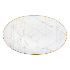 VISTA ALEGRE Carrara Large Oval Platter Set of 2
