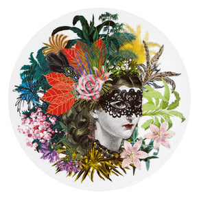 VISTA ALEGRE Love Who You Want Charger Plate Mamzelle Scarlet