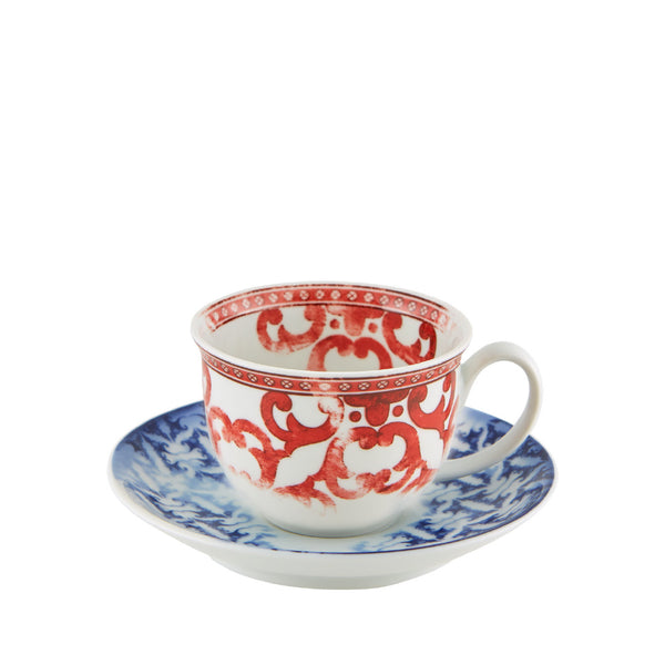 VISTA ALEGRE Timeless Coffee Cup and Saucer Set of 4