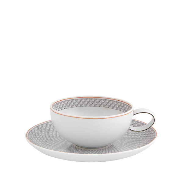 VISTA ALEGRE Maya Tea Cup and Saucer Set of 4