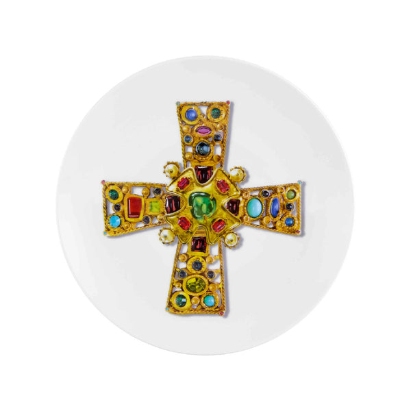 VISTA ALEGRE Love Who You Want Dessert Plate Lacroix Byzantine