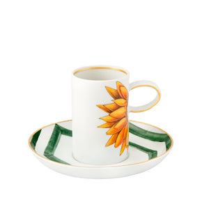 VISTA ALEGRE Amazonia Set of 2 Expresso Cups and Saucers