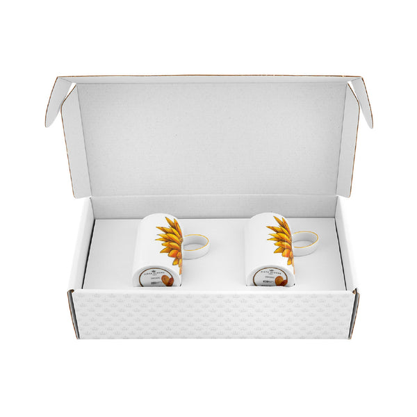 VISTA ALEGRE Amazonia Set of 2 Expresso Cups and Saucers