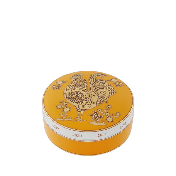 VISTA ALEGRE Golden Round Box Rooster