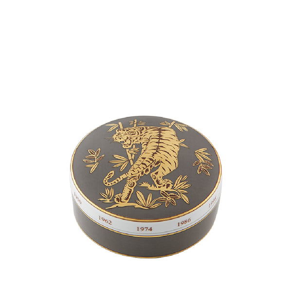 VISTA ALEGRE Golden Round Box Tiger