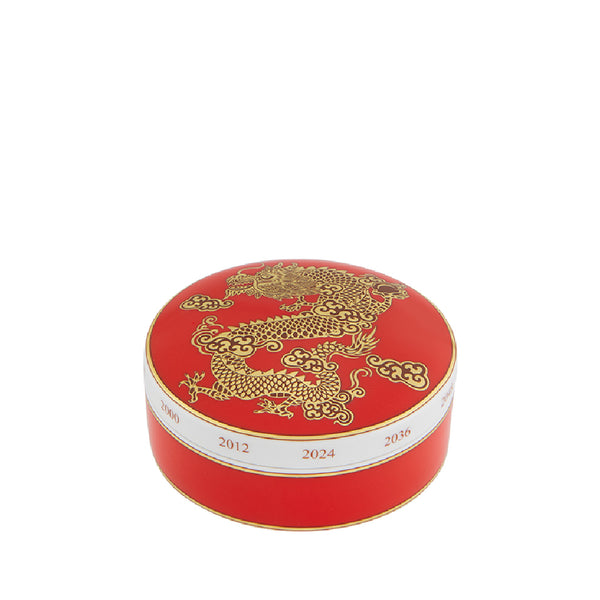 VISTA ALEGRE Golden Round Box Dragon