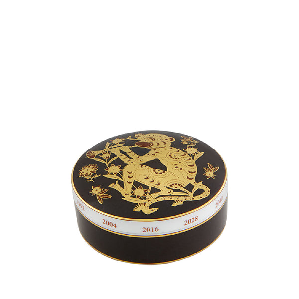 VISTA ALEGRE Golden Round Box Monkey