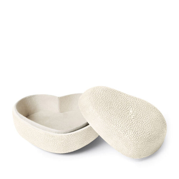AERIN Shagreen Heart Box