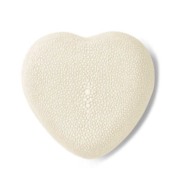AERIN Shagreen Heart Box