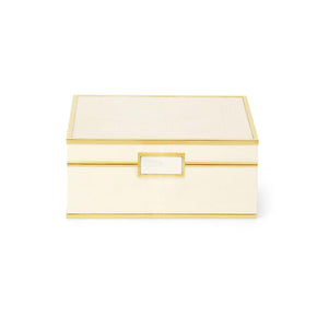 AERIN Classic Shagreen Jewelry Box - Cream