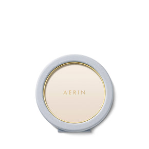AERIN Piero Leather Round Frame