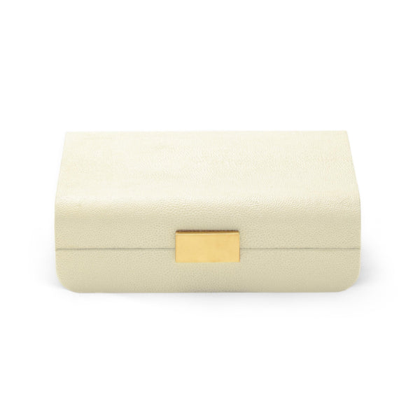 AERIN Modern Shagreen Jewelry Box