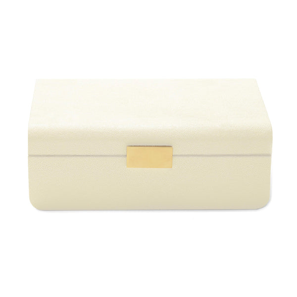 AERIN Modern Shagreen Jewelry Box
