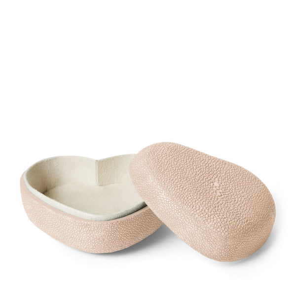 AERIN Shagreen Heart Box