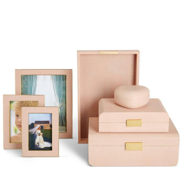 AERIN Modern Shagreen Jewelry Box