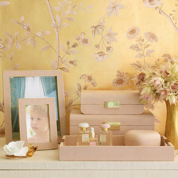 AERIN Modern Shagreen Jewelry Box