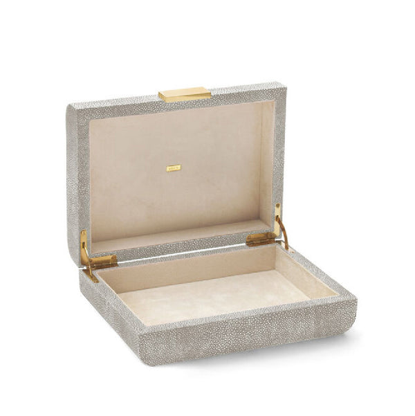 AERIN Modern Shagreen Jewelry Box