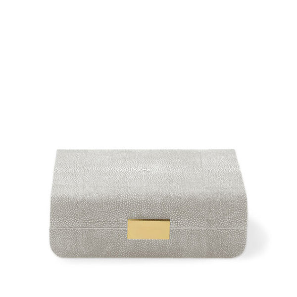 AERIN Modern Shagreen Jewelry Box