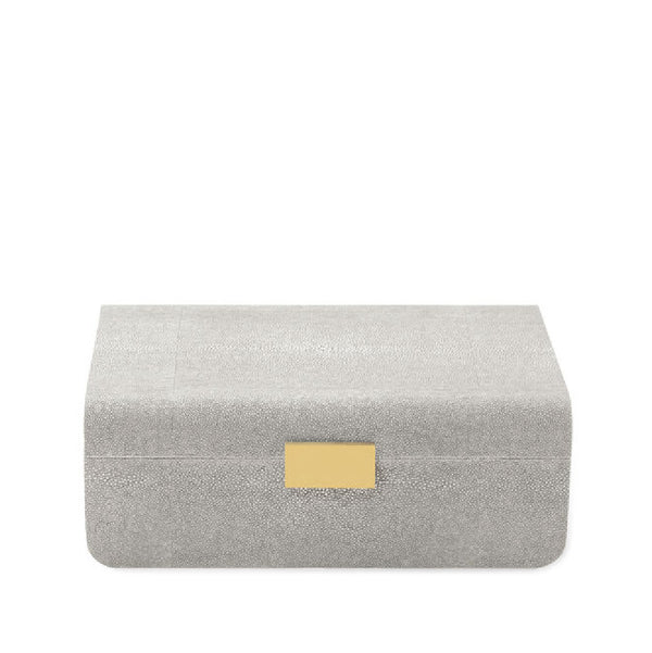 AERIN Modern Shagreen Jewelry Box