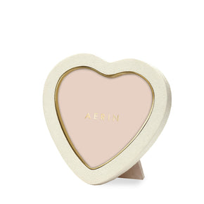 AERIN Shagreen Heart Frame