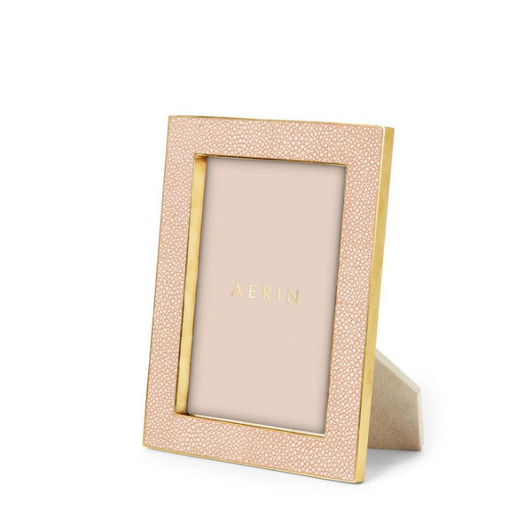 AERIN Classic Shagreen Frame - Blush