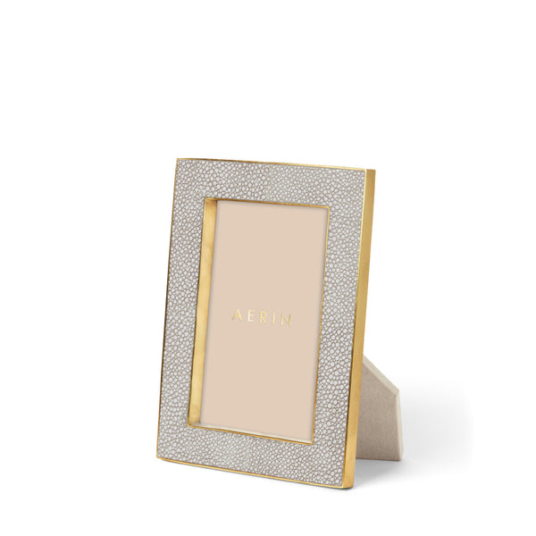 AERIN Classic Shagreen Frame - Dove