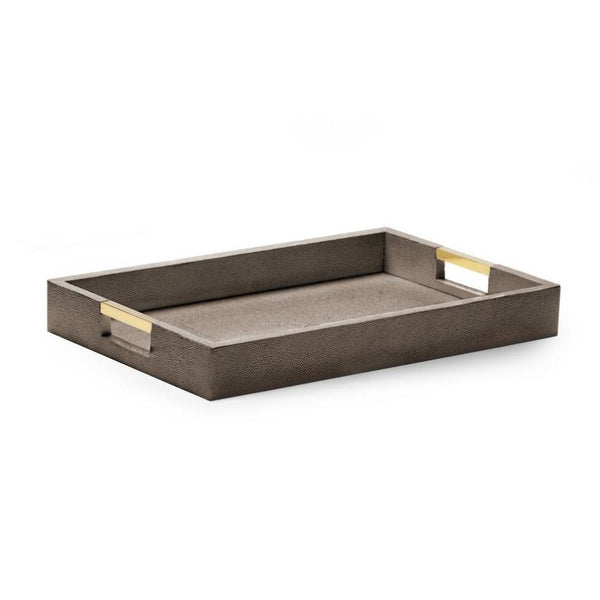 AERIN Modern Shagreen Desk Tray