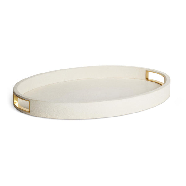 AERIN Modern Shagreen Cocktail Tray