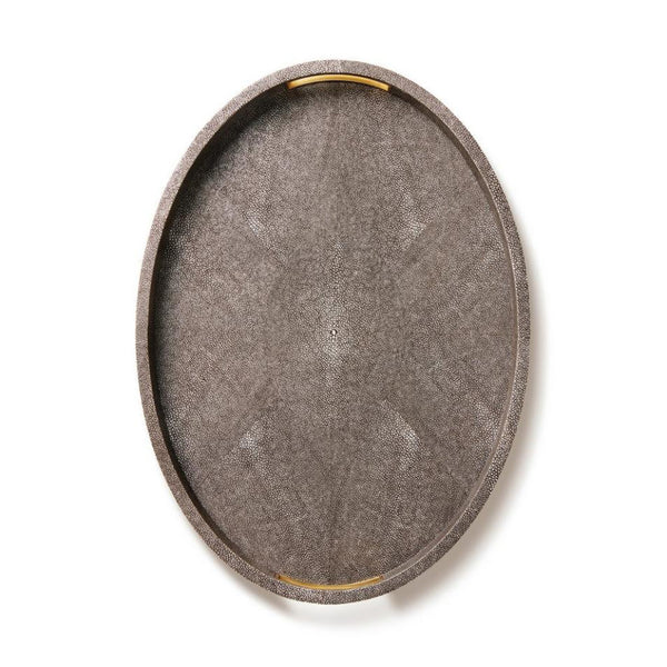 AERIN Modern Shagreen Cocktail Tray
