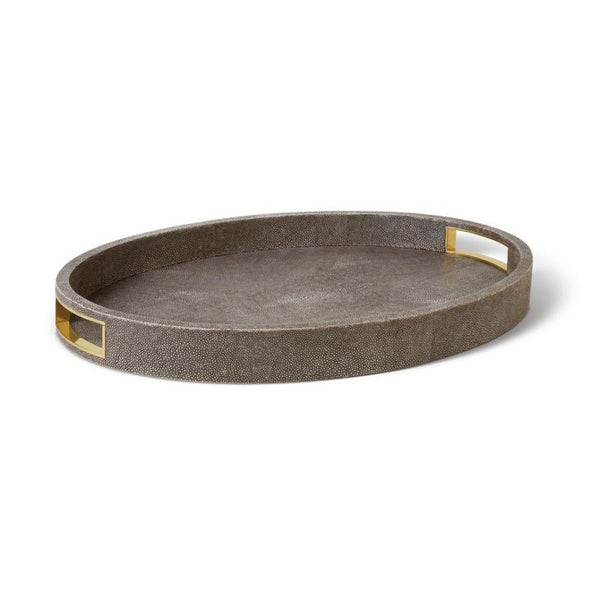 AERIN Modern Shagreen Cocktail Tray